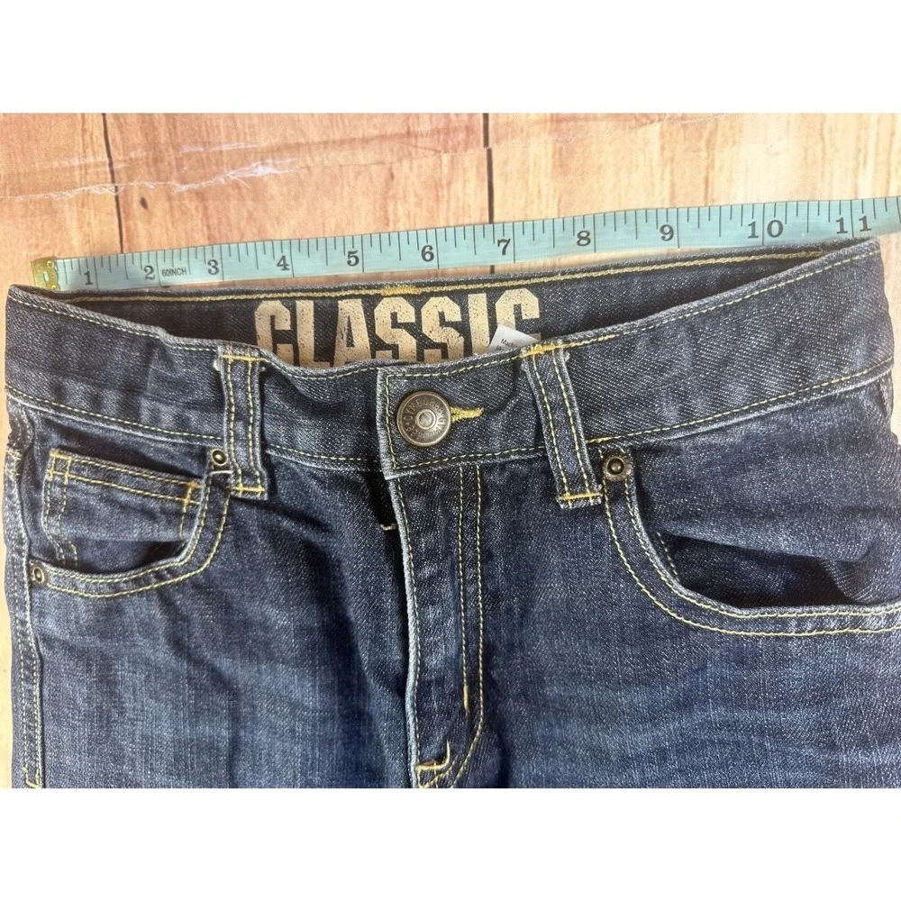 Gymboree Boys Jeans Size 8 Blue Classic Straight Leg Dark Wash Denim